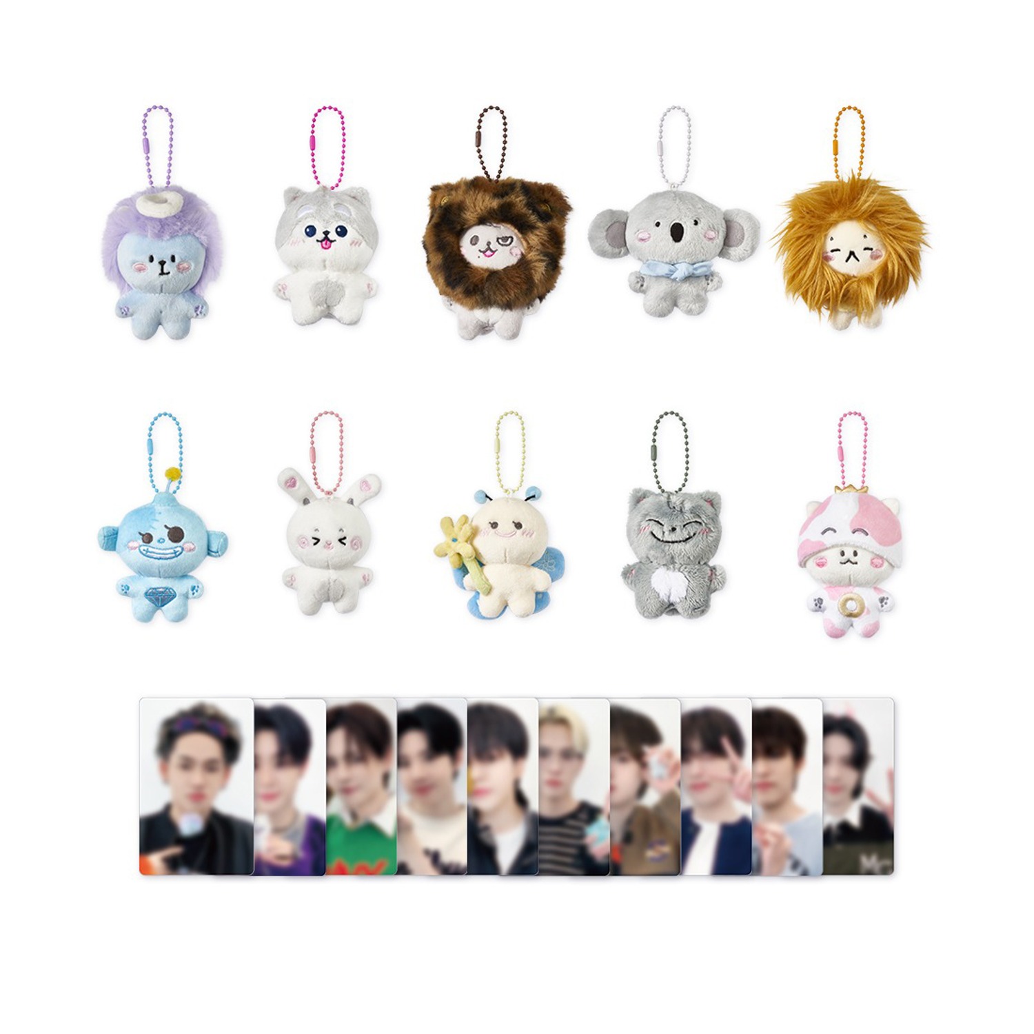 HAPE] FUNNY TREASURE PLUSH KEYRING - YG SELECT