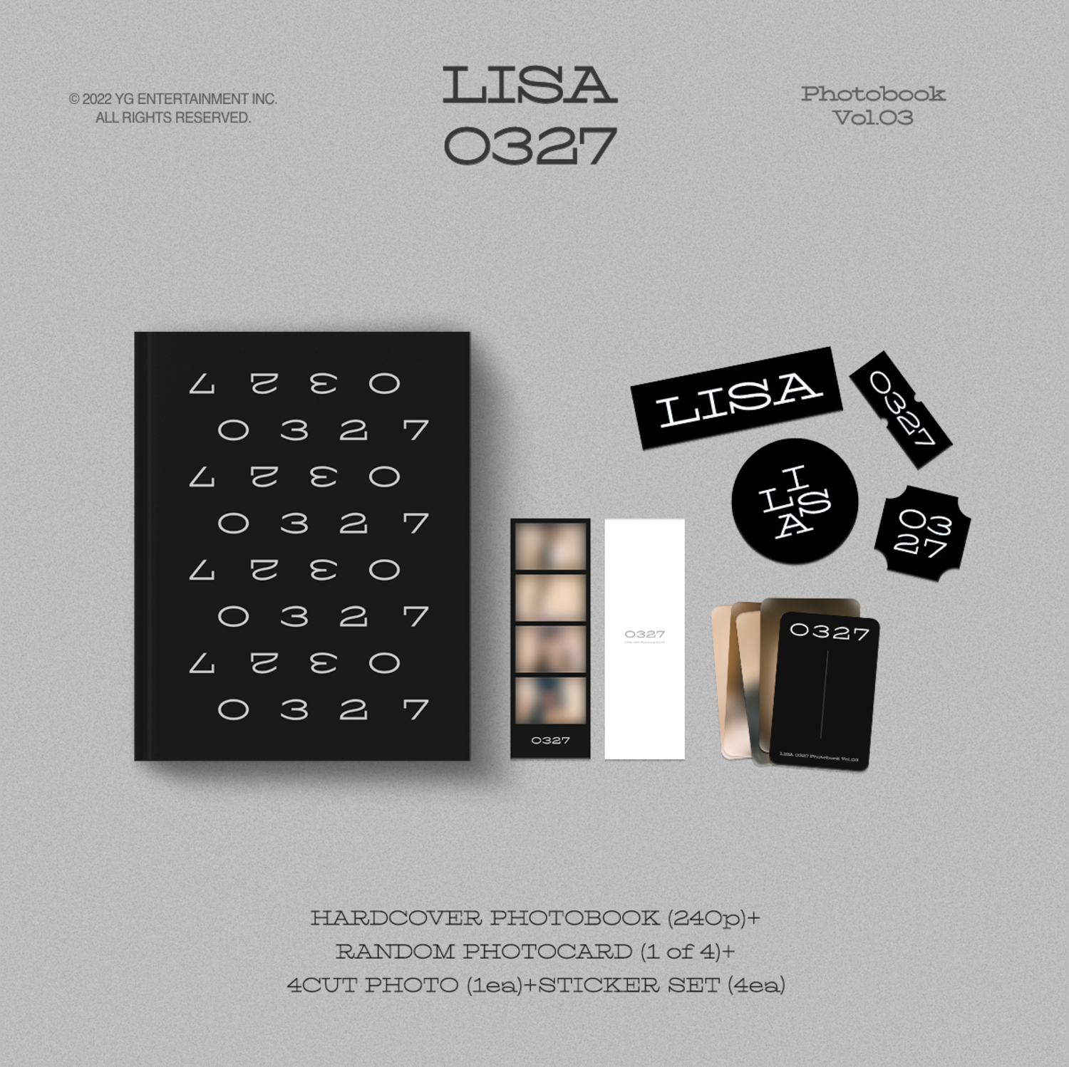 LISA 0327 PHOTOBOOK VOL.03 - YG SELECT