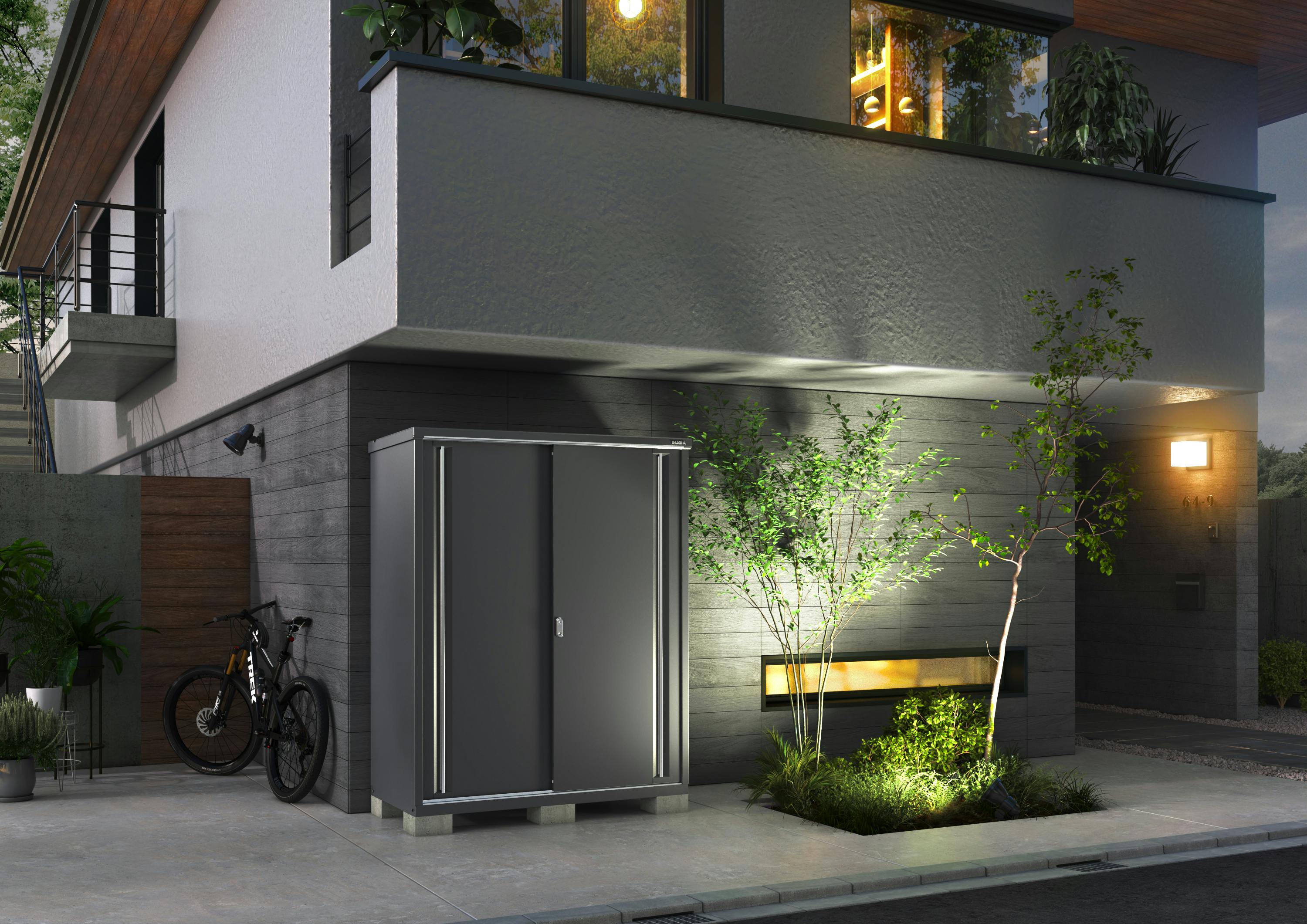 シンプリー MJX-095C 幅92cm×奥行54.8cmサイズ|イナバの物置・倉庫