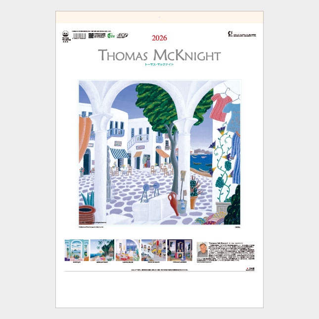 TD-748 トーマス・マックナイト | 名入れカレンダー2027年 印刷 激安