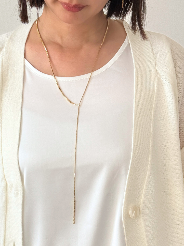 SASKIA DIEZ サスキア ディツ LASSO MIXED FRINGE フリンジ ネックレス