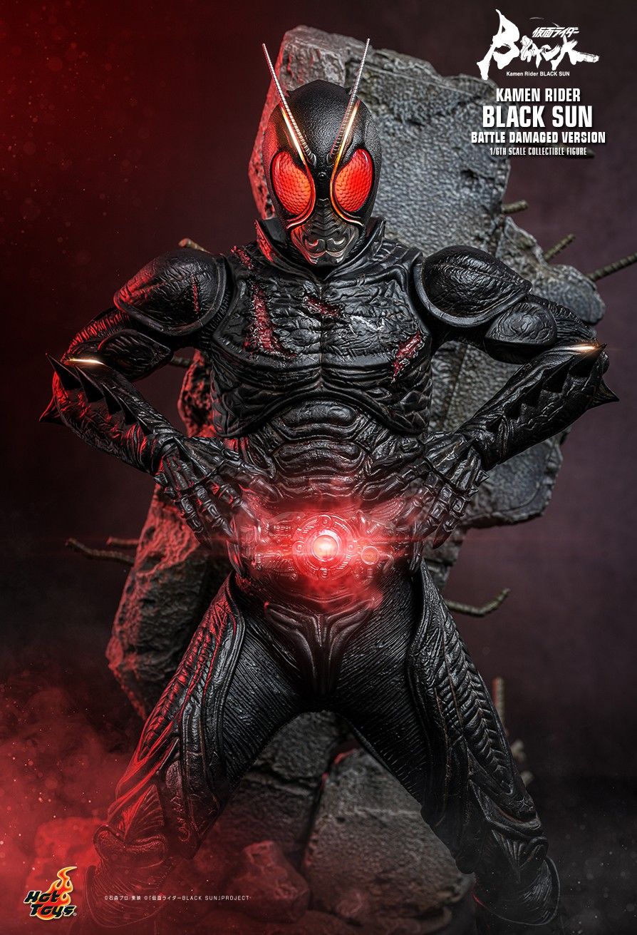 Hot Toys TMS115 - Kamen Rider Black Sun - Black Sun Battle Damaged