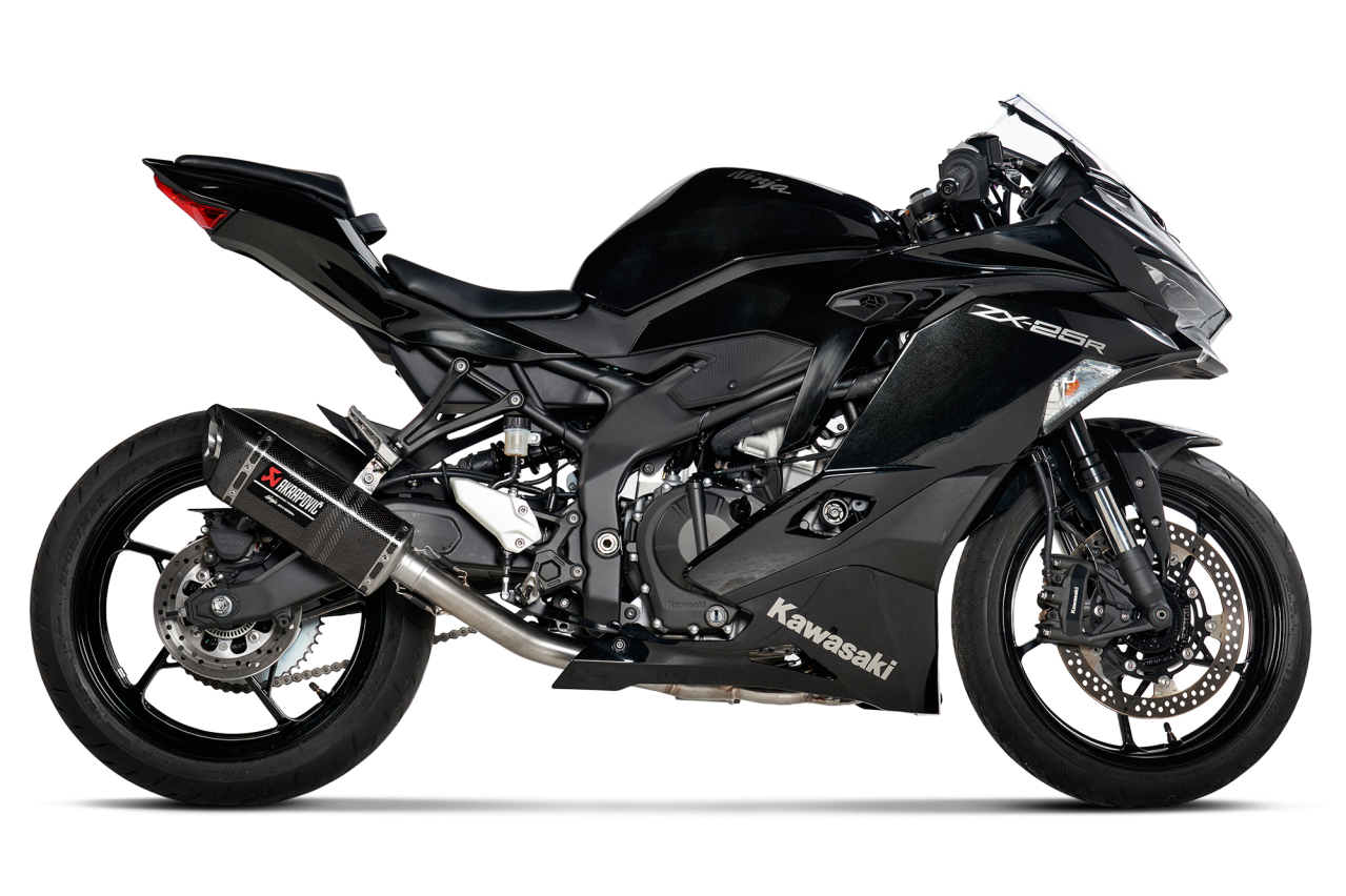 Ninja ZX-25R用アクラポビッチマフラー、21万7800円で登場！｜Motor
