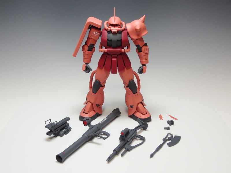 スタンダード完成品】バンダイ MG 1/100 シャア専用ザクII Ver.2.0