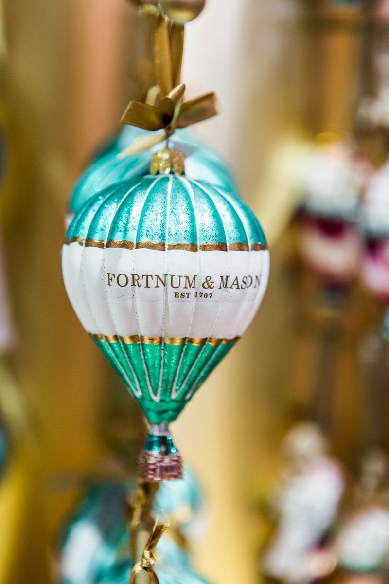 F&Mフォートナム&メイソン ホットエアバルーンクリスマスオーナメント