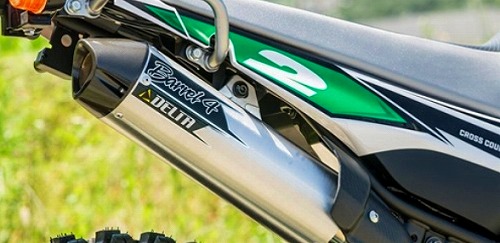DELTA（デルタ）バレル4マフラー セロー250(全年式)/トリッカー(全年式