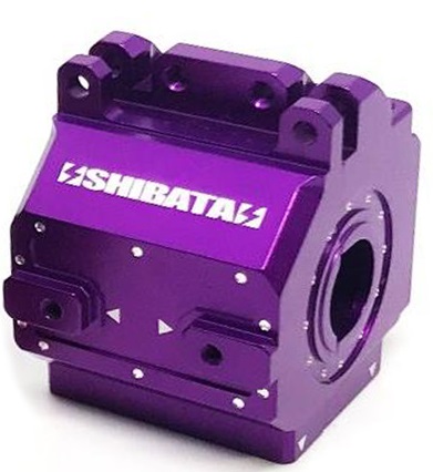 R31S328PU GRK5アルミギアボックス パープル SHIBATA - RC CRAZY