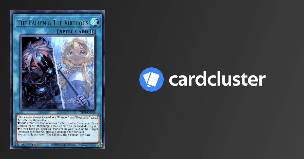 The Fallen & The Virtuous – cardcluster