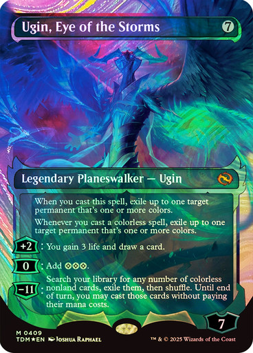 Ugin, Eye of the Storms - Tarkir: Dragonstorm - Showcase Ghostfire