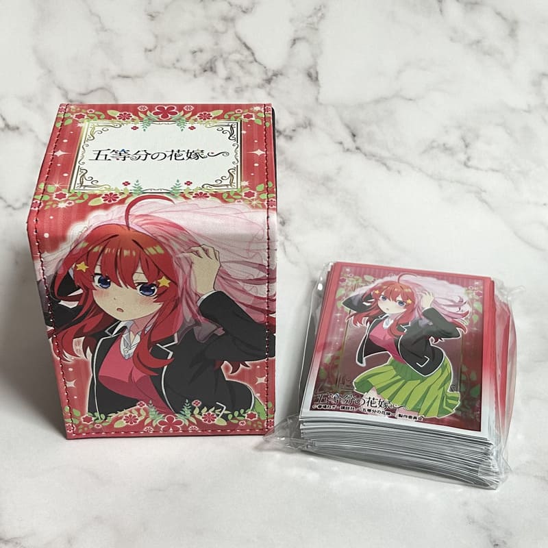 五等分の花嫁の合皮製デッキケース&スリーブを買ったのでレビューして