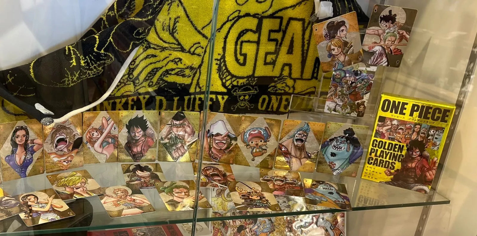 ONE PIECE GOLDEN PLAYING CARDS シュリンク付未開封 ONE PIECE Gold