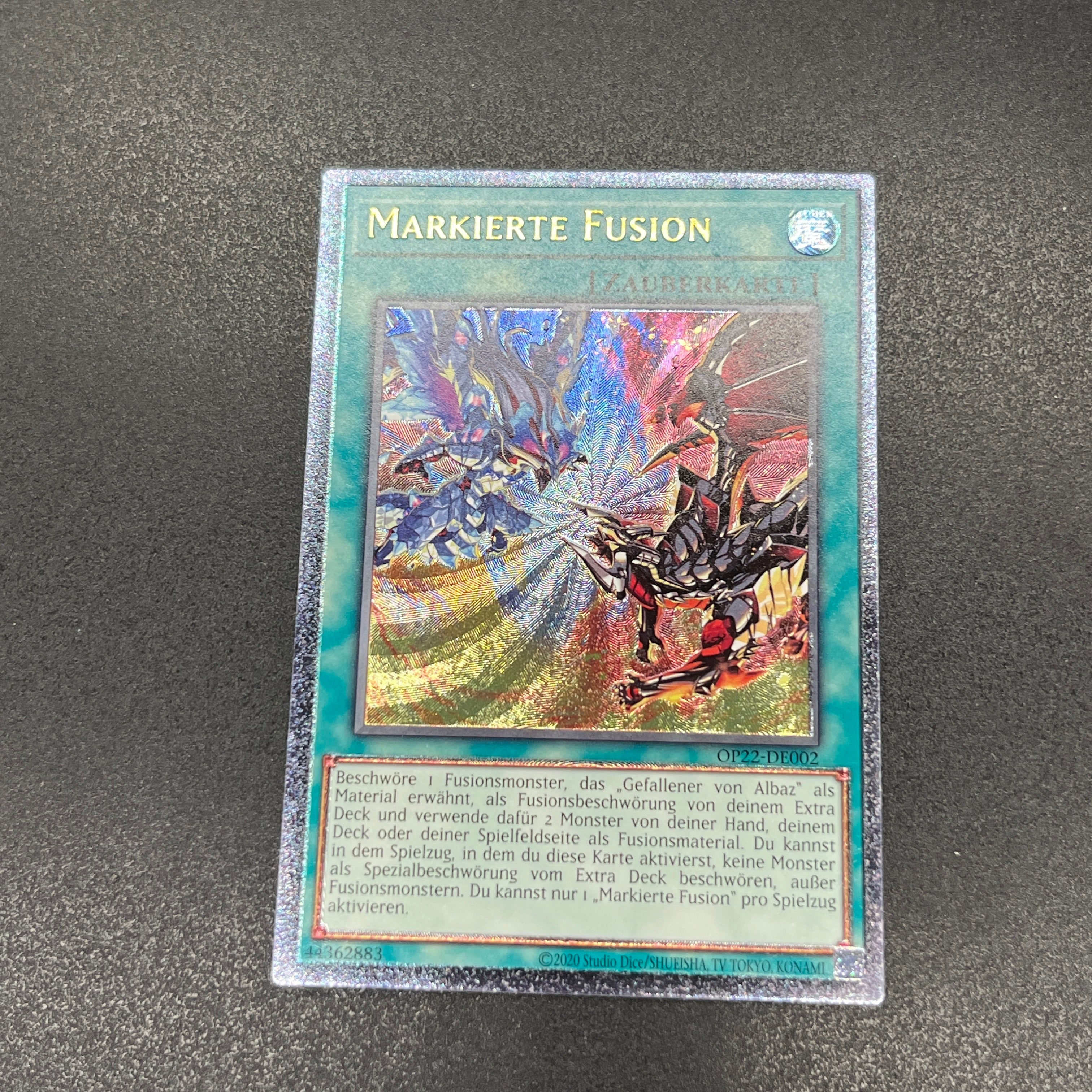 EU版 簡易融合 レリーフ 深掘り個体 遊戯王 海外 英語 米 EU版 簡易