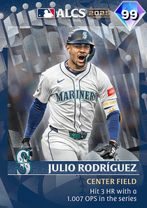 Julio Rodriguez 99枚限定 サインカード clearly On-Card Autograph