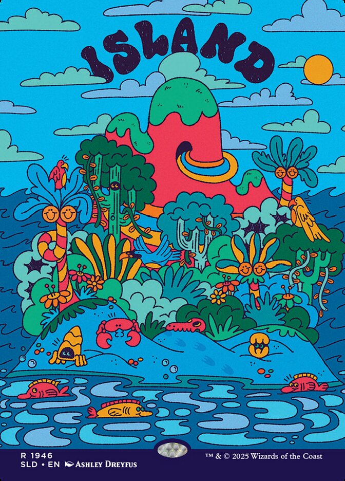 Island · Secret Lair Drop (SLD) #1946 · Scryfall Magic: The