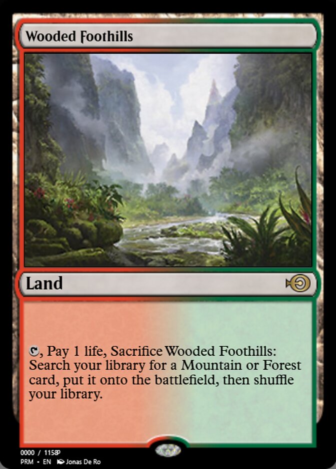Wooded Foothills · Magic Online Promos (PRM) #72890 · Scryfall