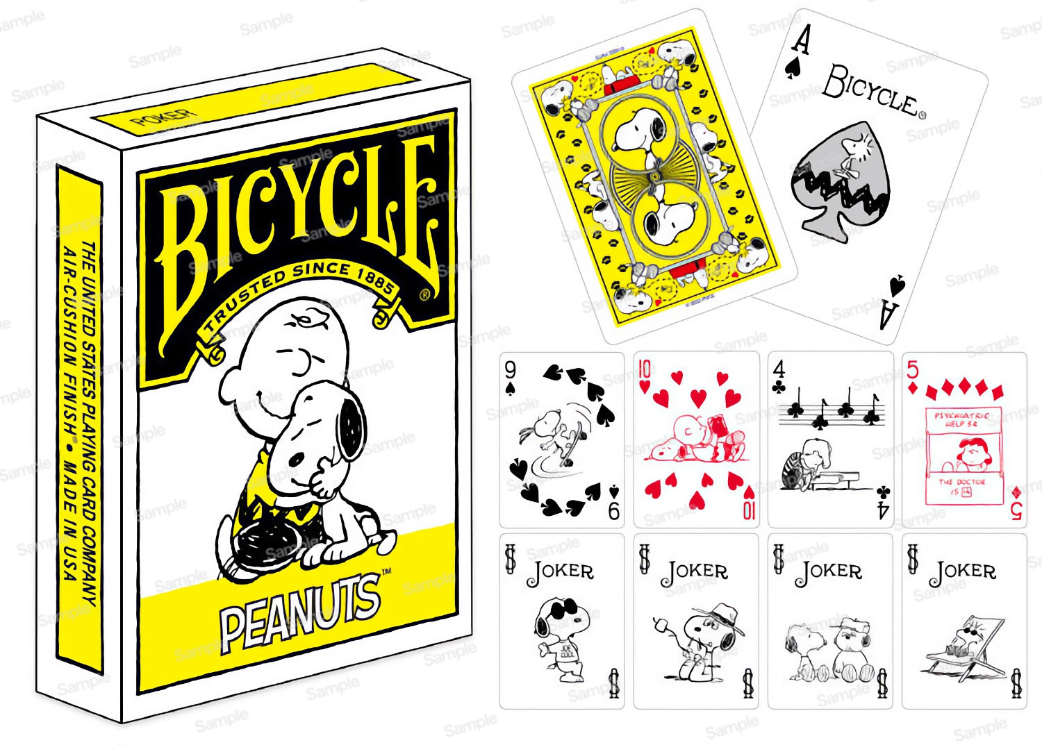 Bicycle Peanuts Everyday Playing Cards Japan Manga Cardvo Magic Cards