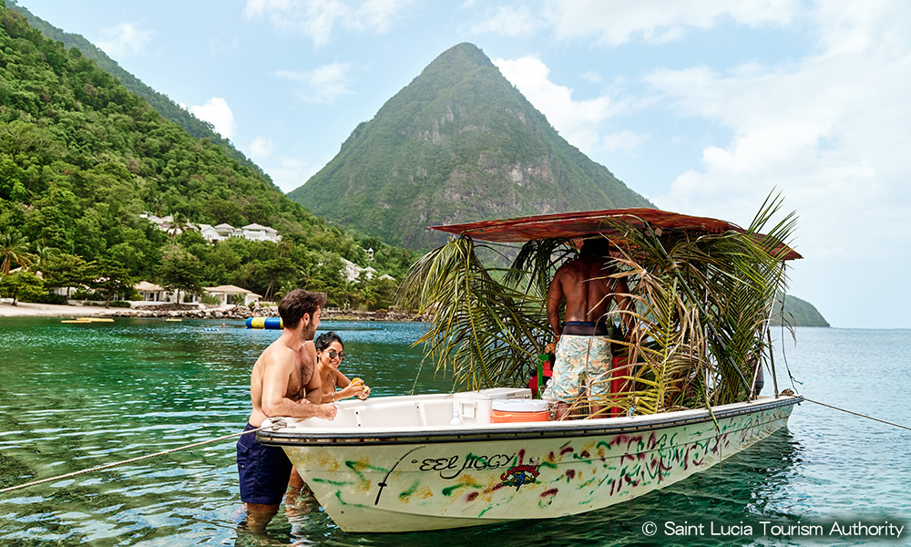 ピトン山 | カリブ海 旅行・観光 情報ポータルサイト