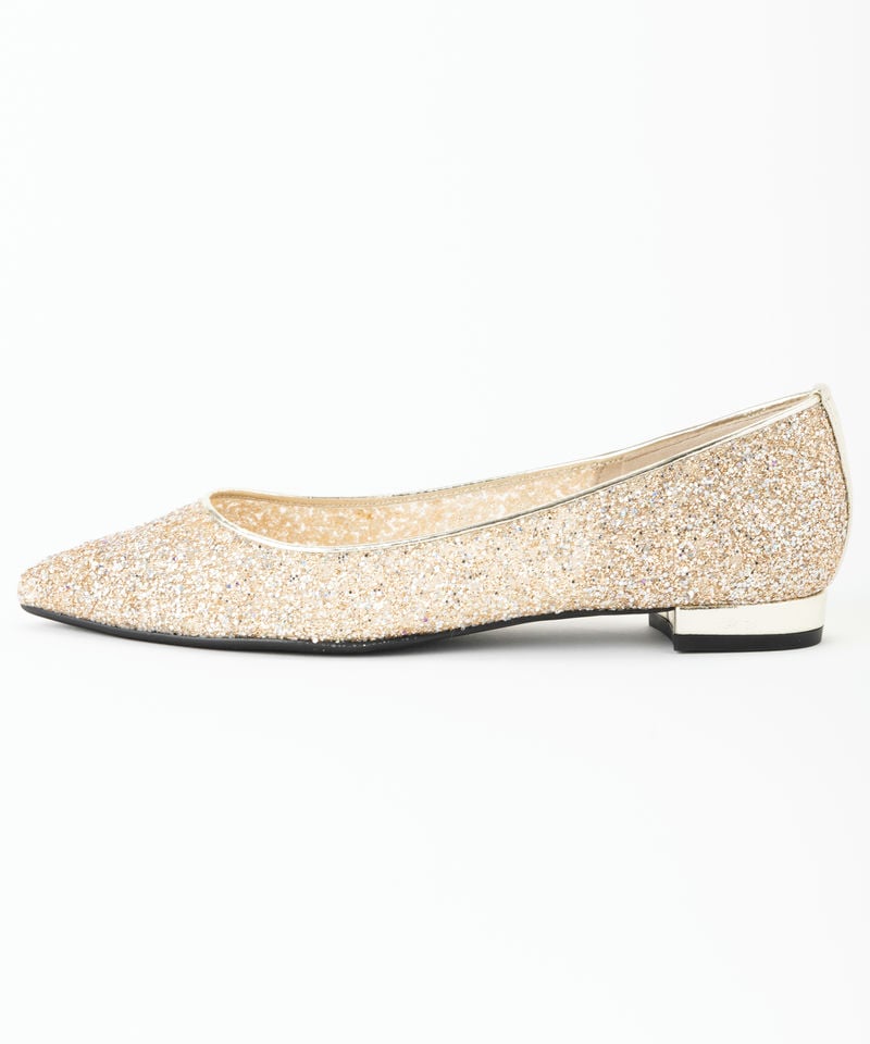 DIANA ダイアナ グリッターチュールフラットシューズ その他 x