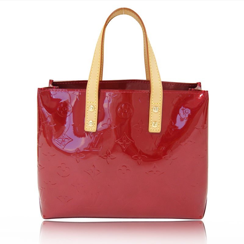 LOUIS VUITTON ルイヴィトン ヴェルニ ハンドバッグ リードPM レッド