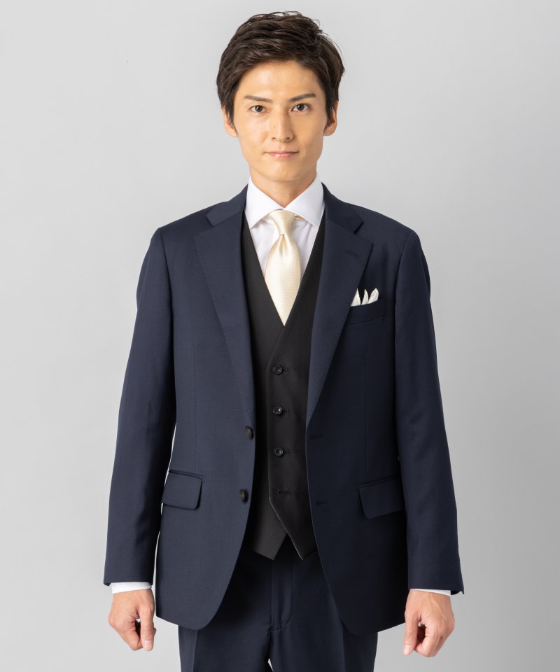 SUIT SELECT スーツセレクト レギュラーフィットスリーピーススーツ