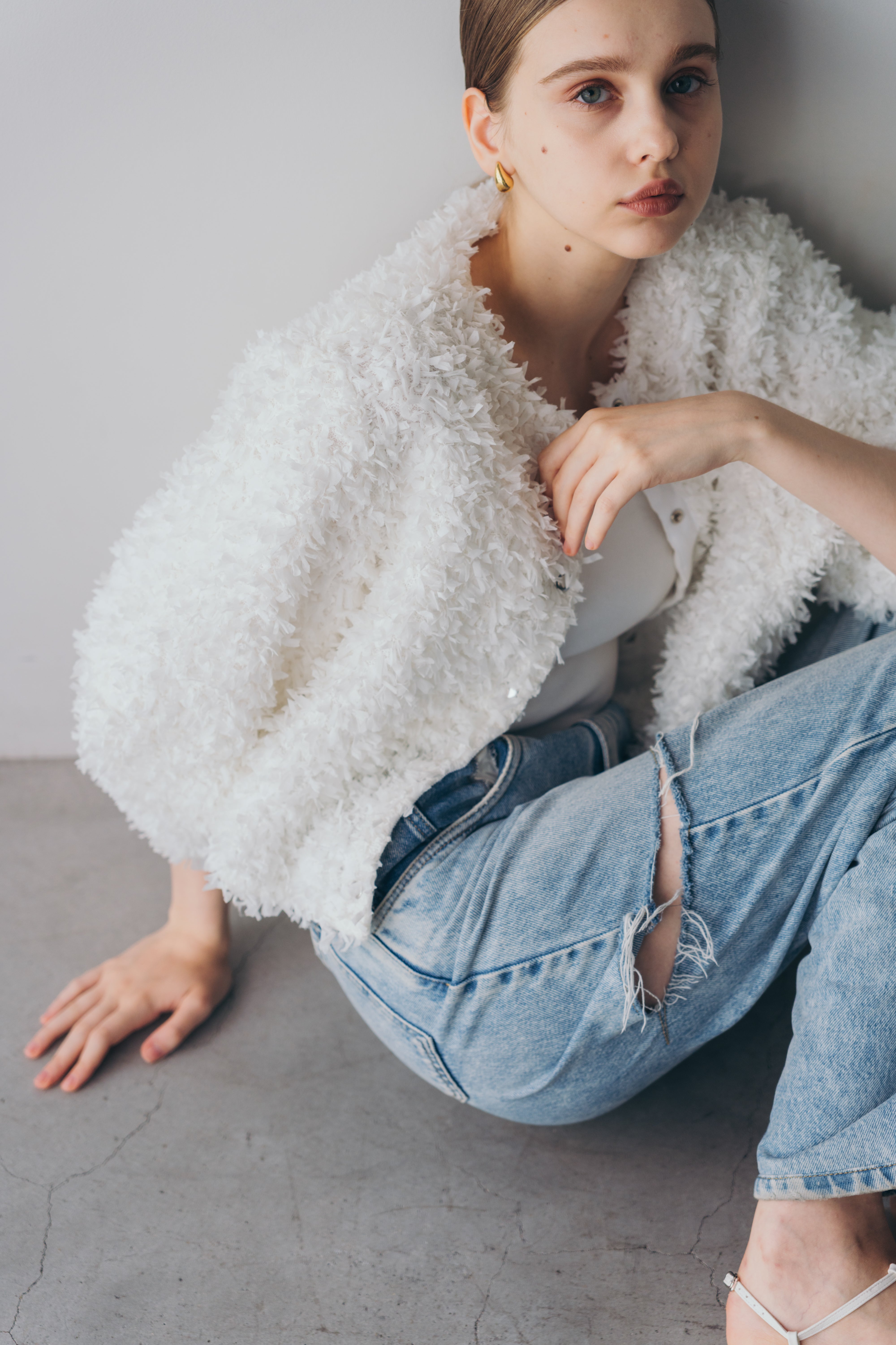 CARLA Fluffy cami ブラック カーラ フラッフィー Carla カーラ Fluffy