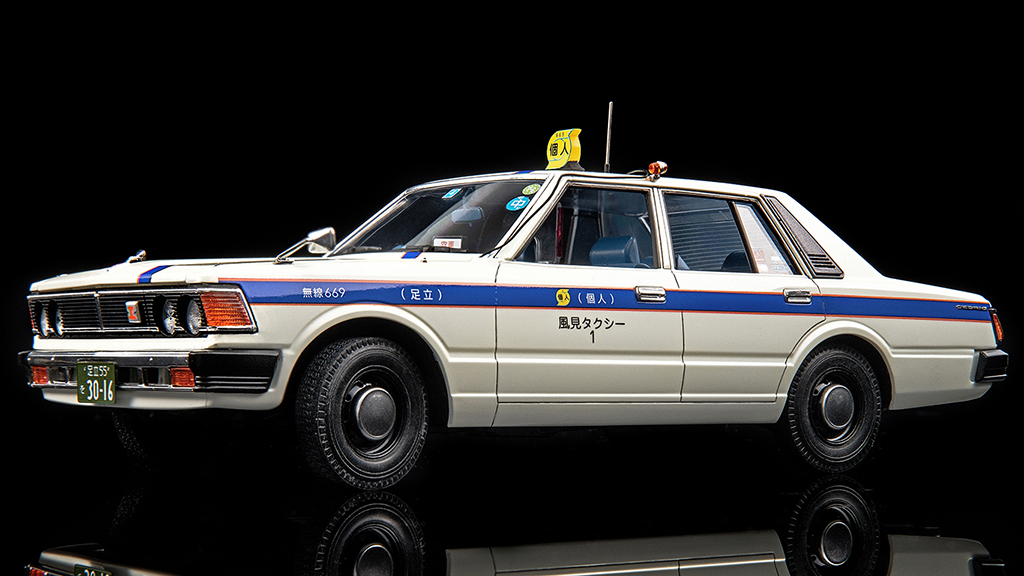 430セドリック」は尻下がり感が大事！アオシマ製プラモのタクシーを