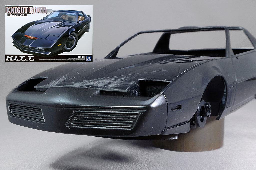 フロントマスク改修で姿を現したトランザム！アオシマ製プラモ「ナイト