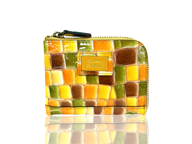 Castello Da Vinci -カステロダヴィンチ Mosaic Croco / L Side Zip