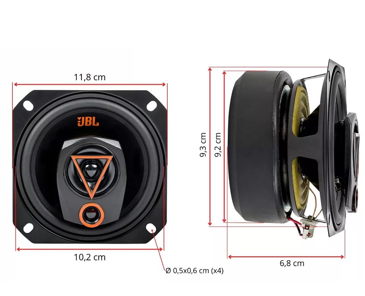 JBL 4TRMS80 コアキシャル カースピーカー ペア 10cm 160W 4Ω | カー