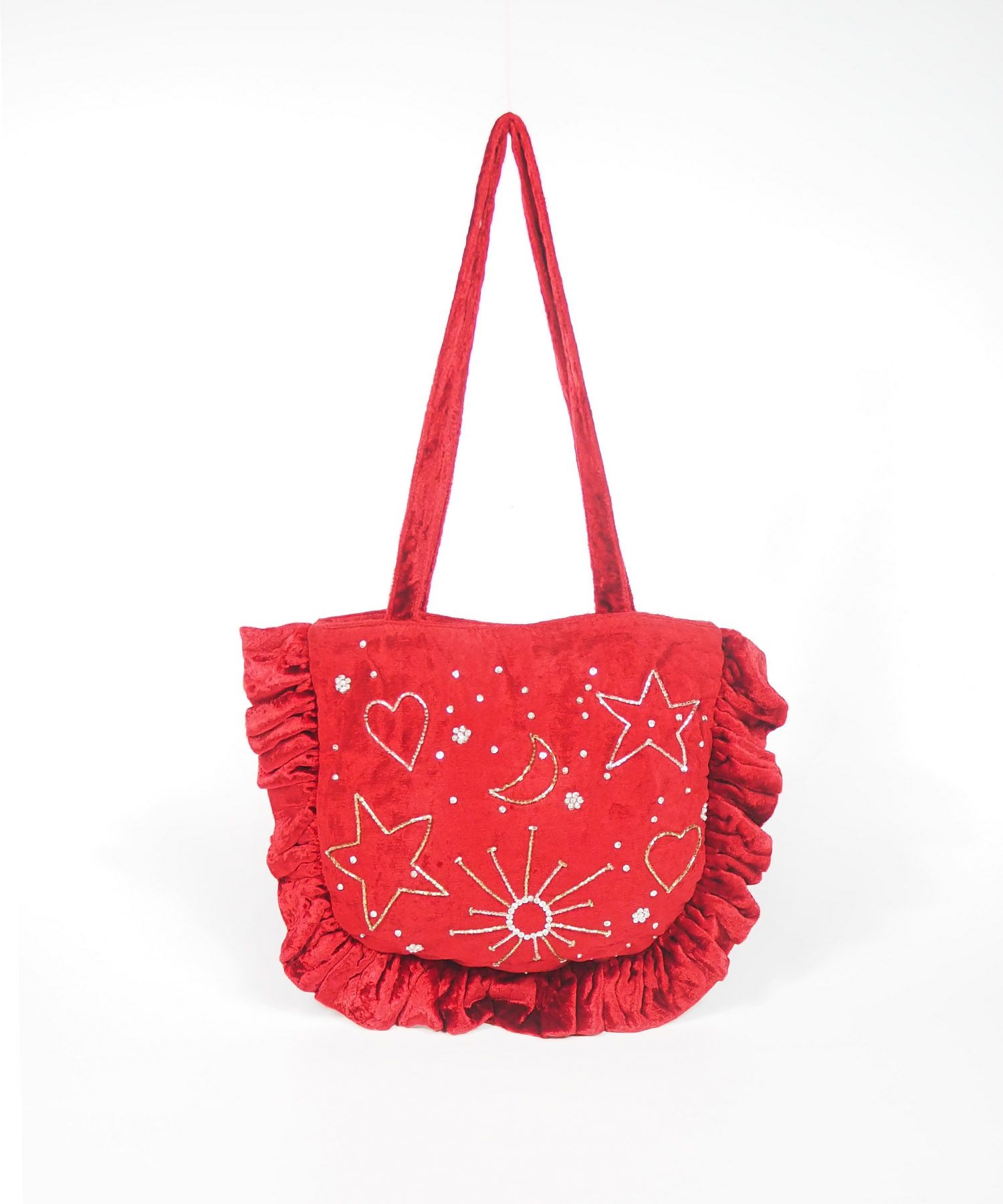 HEY! Mrs ROSE(ヘイ！ミセスローズ)Velvet Gyoza Tote | CASSELINI