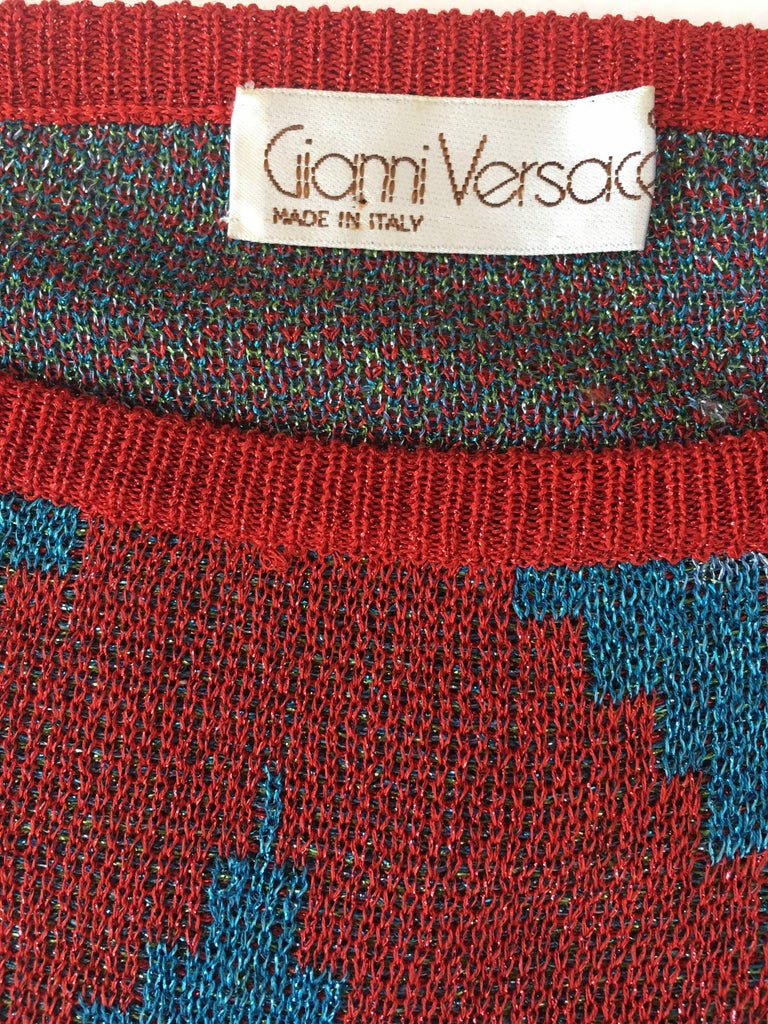 Gianni Versace 1980's Knit Sweater – catwalk