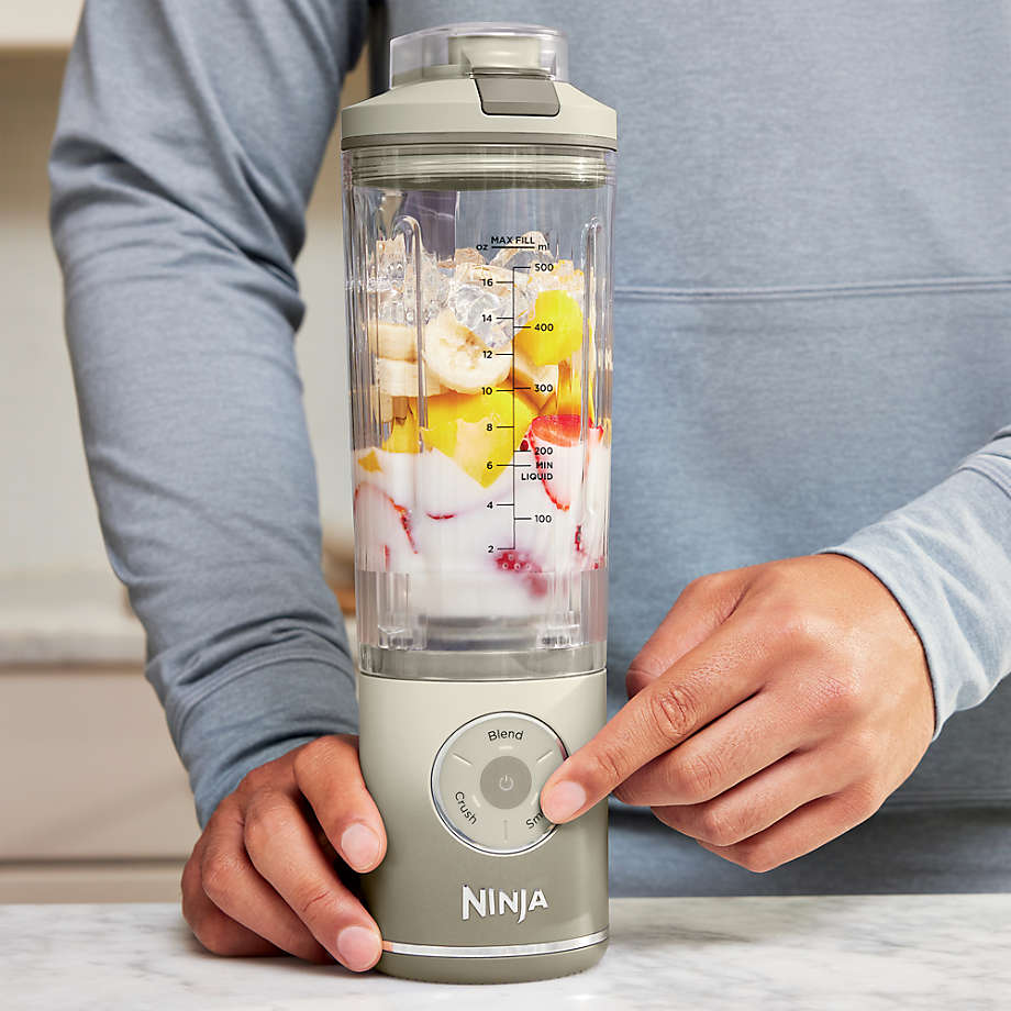 Ninja Blast Max Portable Blender in Ivory + Reviews | Crate & Barrel
