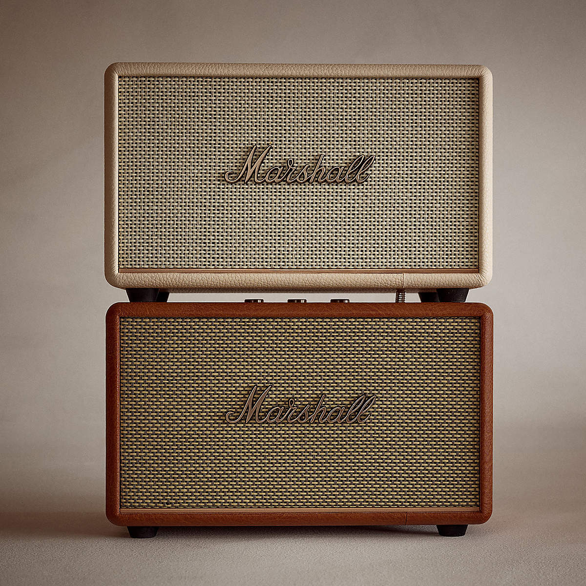 Marshall Acton III Brown Vintage Bluetooth Speaker + Reviews | CB2