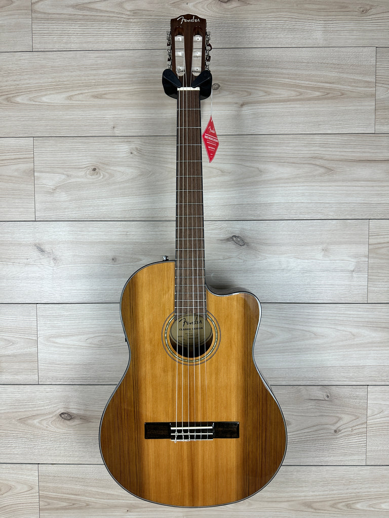 Fender CN-140SCE Nylon Thinline, Acoustic / Electric Guitar