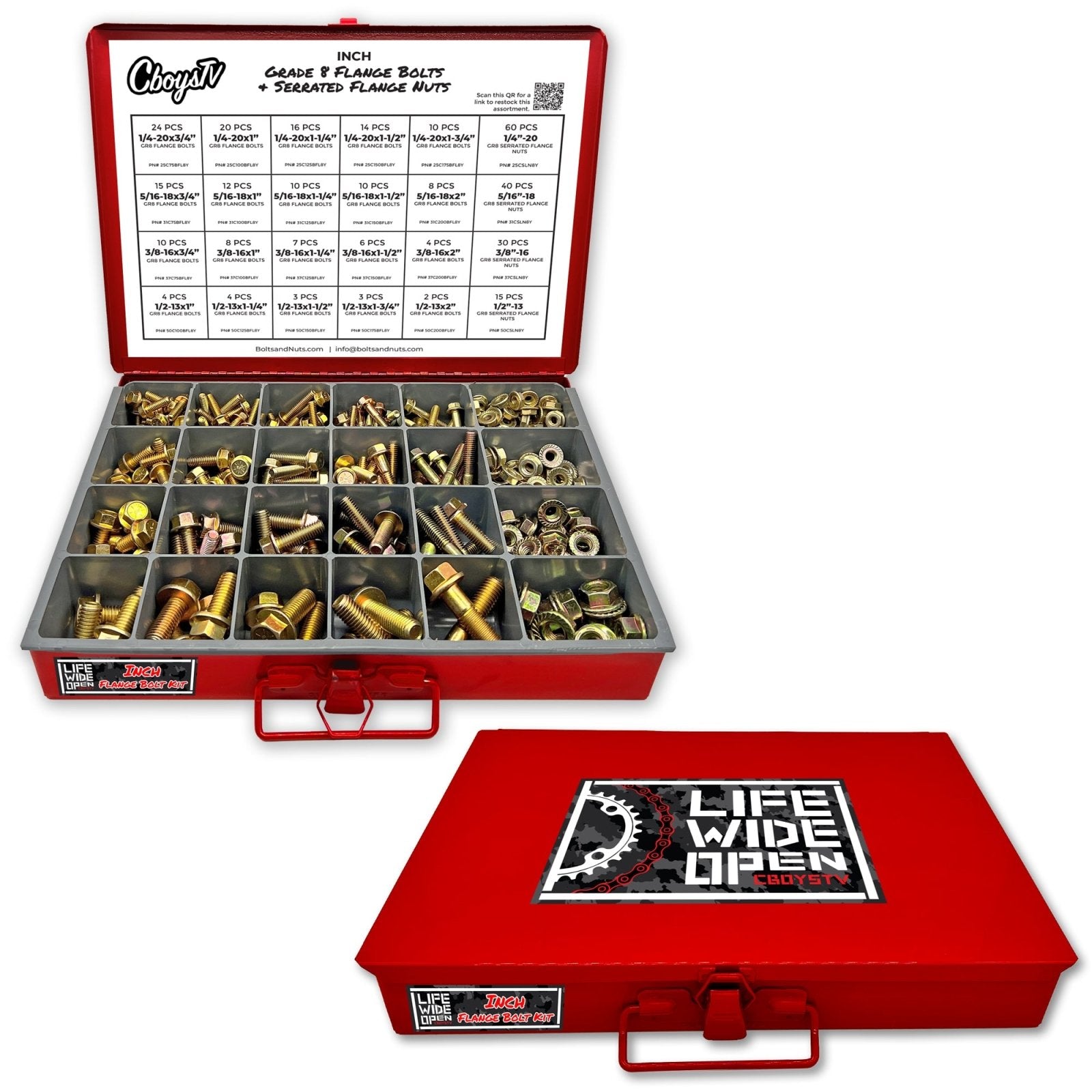 CboysTV Chain & Sprocket Engraved 40oz Insulated Bottle