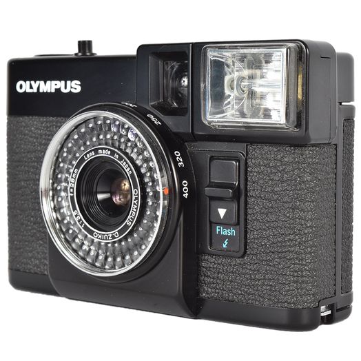 Olympus PEN EF with 28mm F3.5 D.Zuiko 35mm Camera, Black