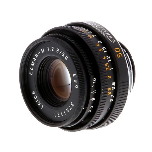 Leica 50mm f/2.8 Elmar-M Collapsible M-Mount Lens, Black {E39} 11831