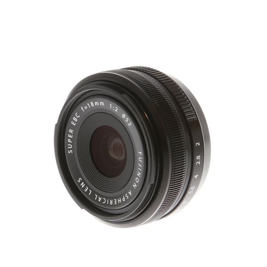 FUJIFILM XF 18mm f/2 R Fujinon APS-C Lens for X-Mount, Black {52}
