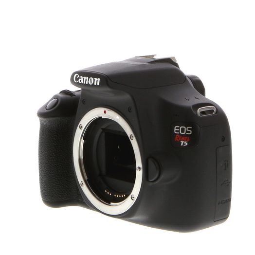 Canon EOS Rebel T5 DSLR Camera Body, Black {18MP}