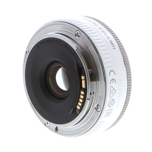 Canon 40mm f/2.8 STM Pancake EF-Mount Lens, White {52}