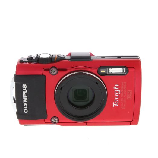 Olympus Stylus Tough TG-4 Digital Camera, Red {16MP}