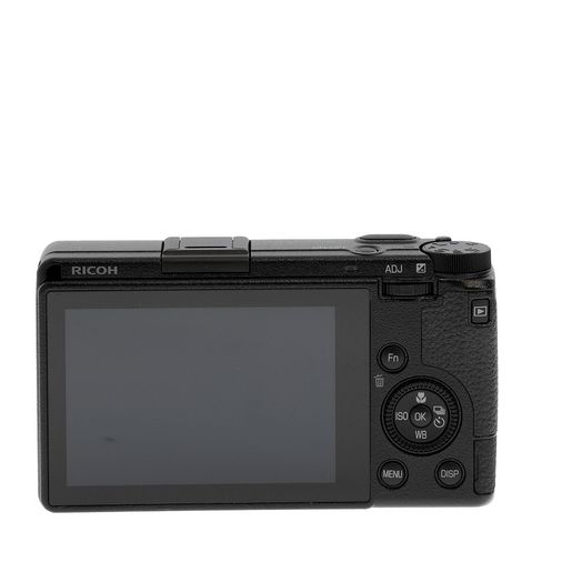 Ricoh GR IIIx Digital Camera with 26.1mm f/2.8 Lens, Black with