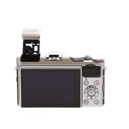 FUJIFILM X-A5 Mirrorless Camera, Black Leatherette/Silver {24.2MP