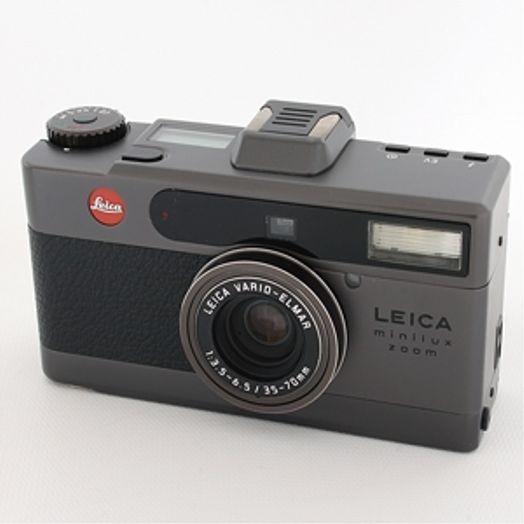 Leica Minilux Zoom 35mm Camera, Black Titanium