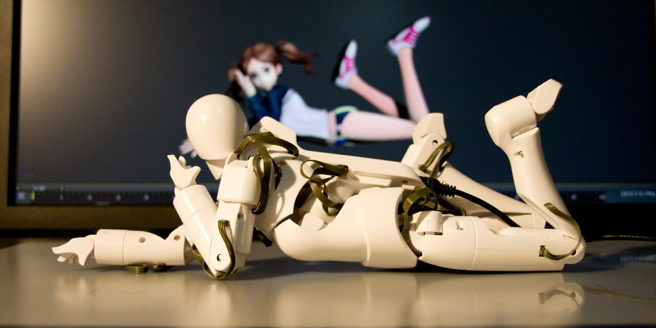 CLIP ストア QUMARION セルシス、人型入力デバイス「QUMARION