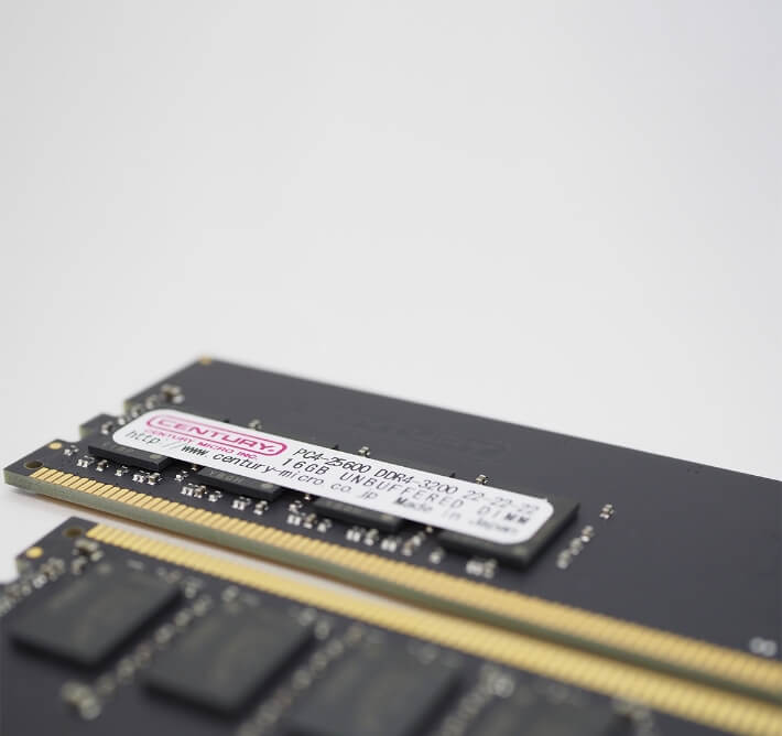 センチュリーマイクロ株式会社 | 業務用国産メモリ販売