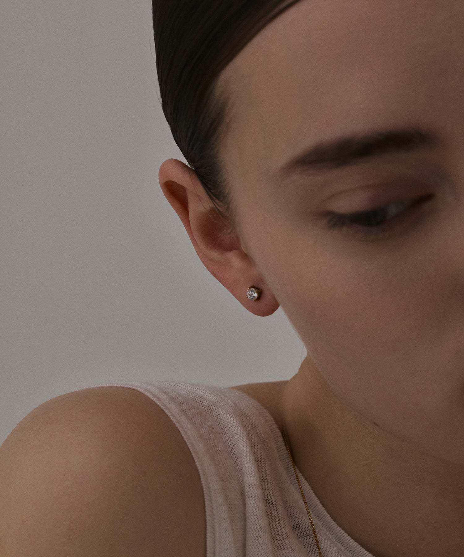 ゴールド]ジルコニアピアス