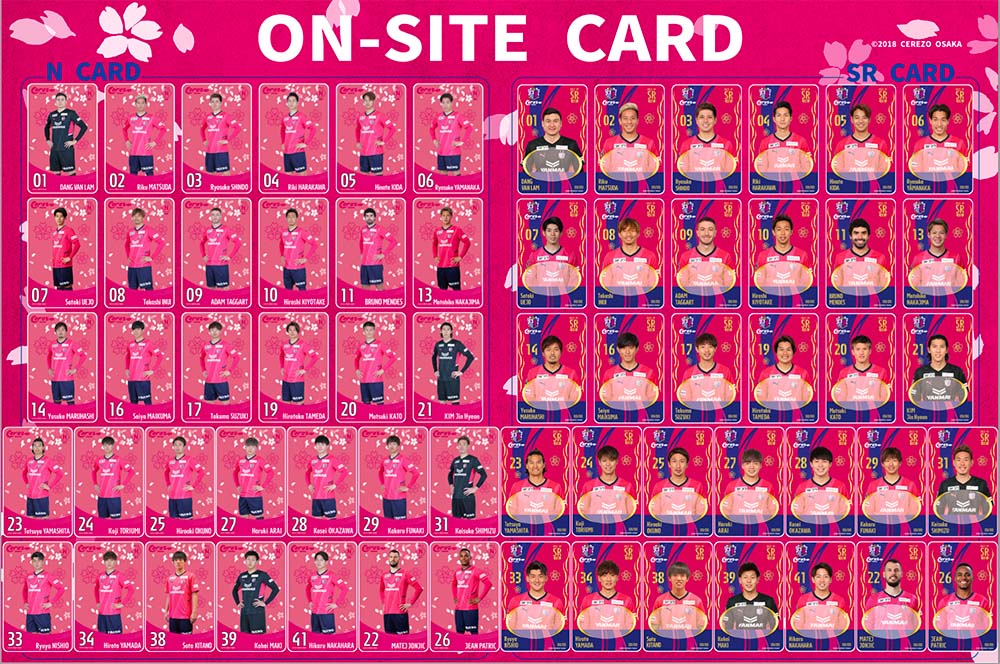 オンサイトカード2022シーズン第一弾発売のお知らせ | セレッソ大阪