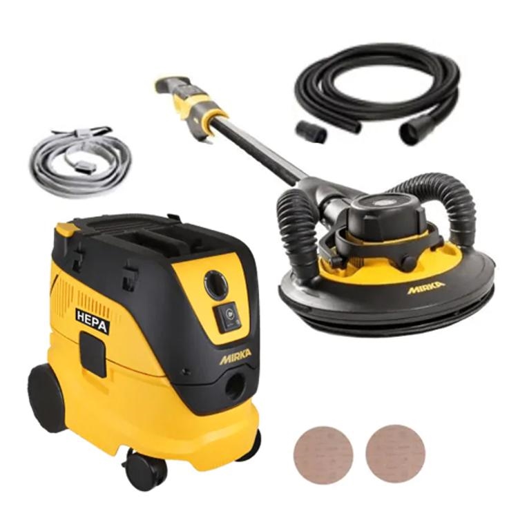 Mirka Leros Dust Free Sanding System w/ AFC VacuumPORTER CABLE
