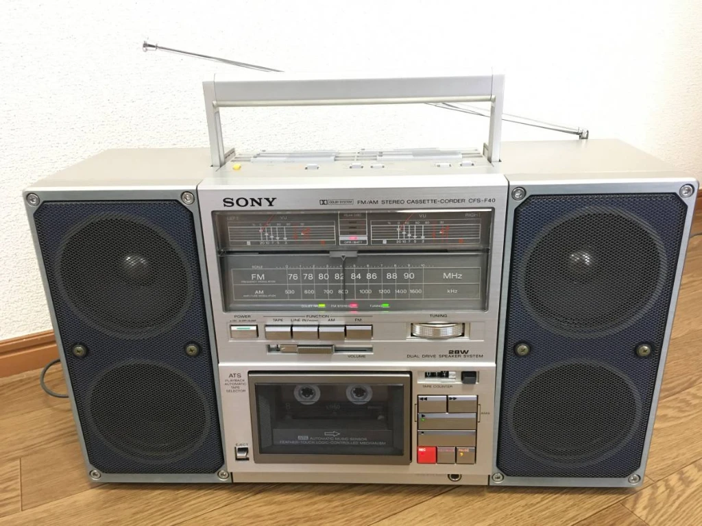 ソニー SONY CFS-F40 ラジカセ 昭和レトロ オーディオ機器 ソニー SONY